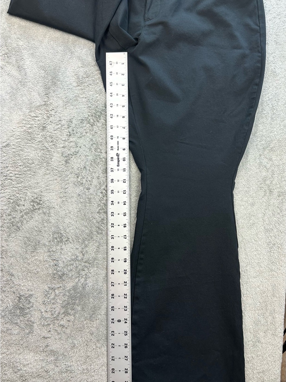 Old Navy Pixie Straight Pants Women’s Size 24 Black Stretch Career Work Trousers - Picture 4 of 8